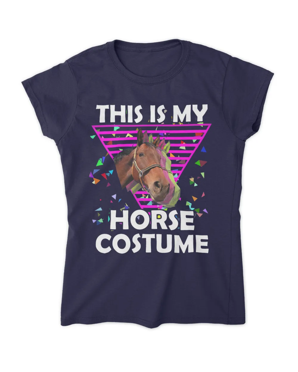 THIS IS MY HORSE COSTUME Funny Halloween Lazy Costume Retro