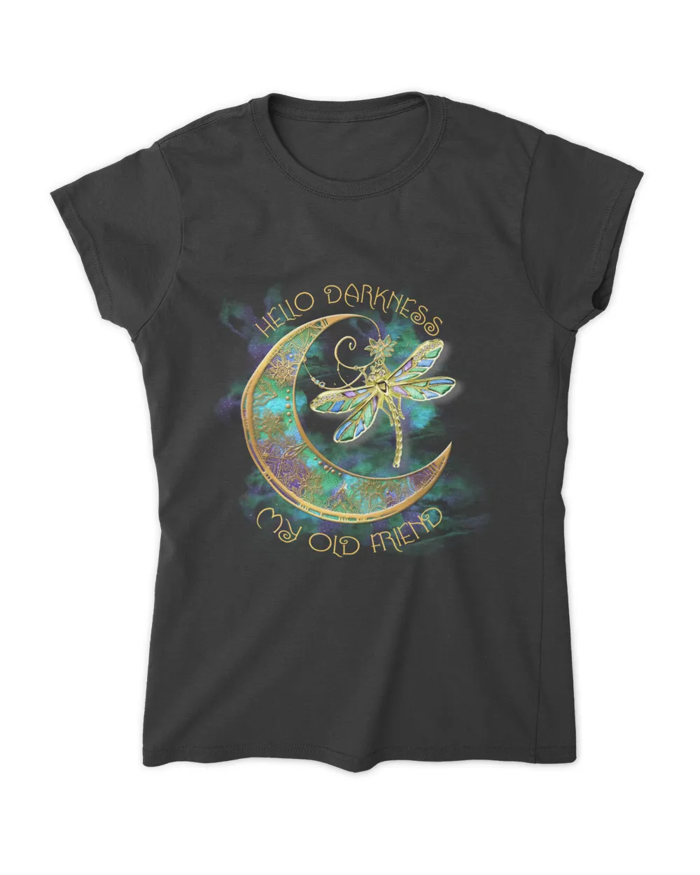 Hello Darkness My Old Friend 1a Women's Standard T-Shirt black s