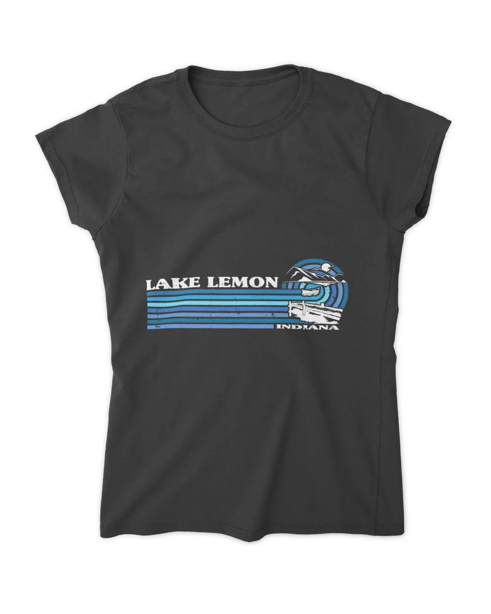 Camping Camp Fishing Boating Camping Lake Vacation Lake Lemon Camper Women's Standard T-Shirt black s