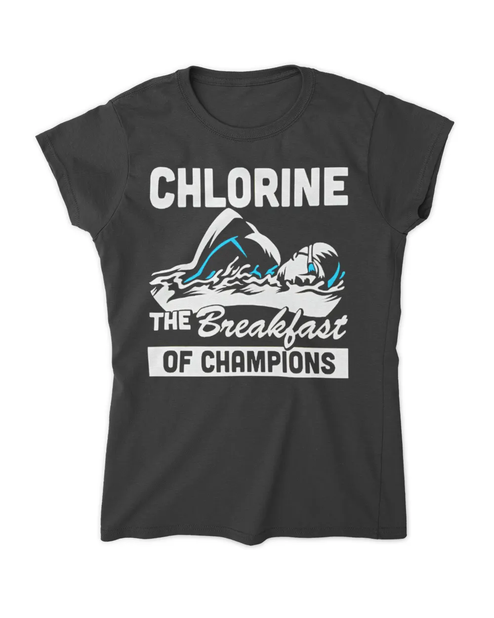 Chlorine the breakfast of champions Women's Standard T-Shirt black s