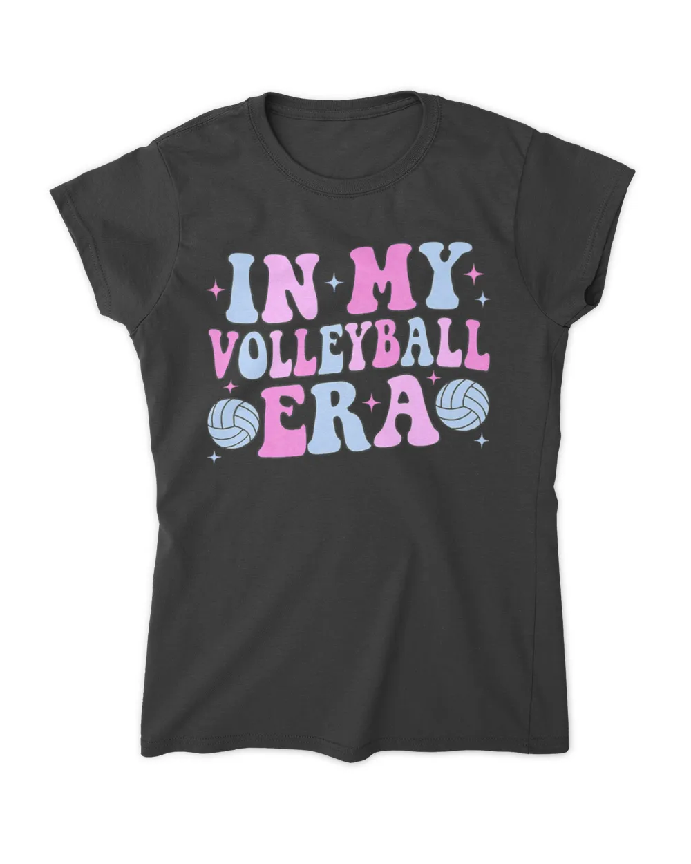 in my volleyball era Women's Standard T-Shirt black s