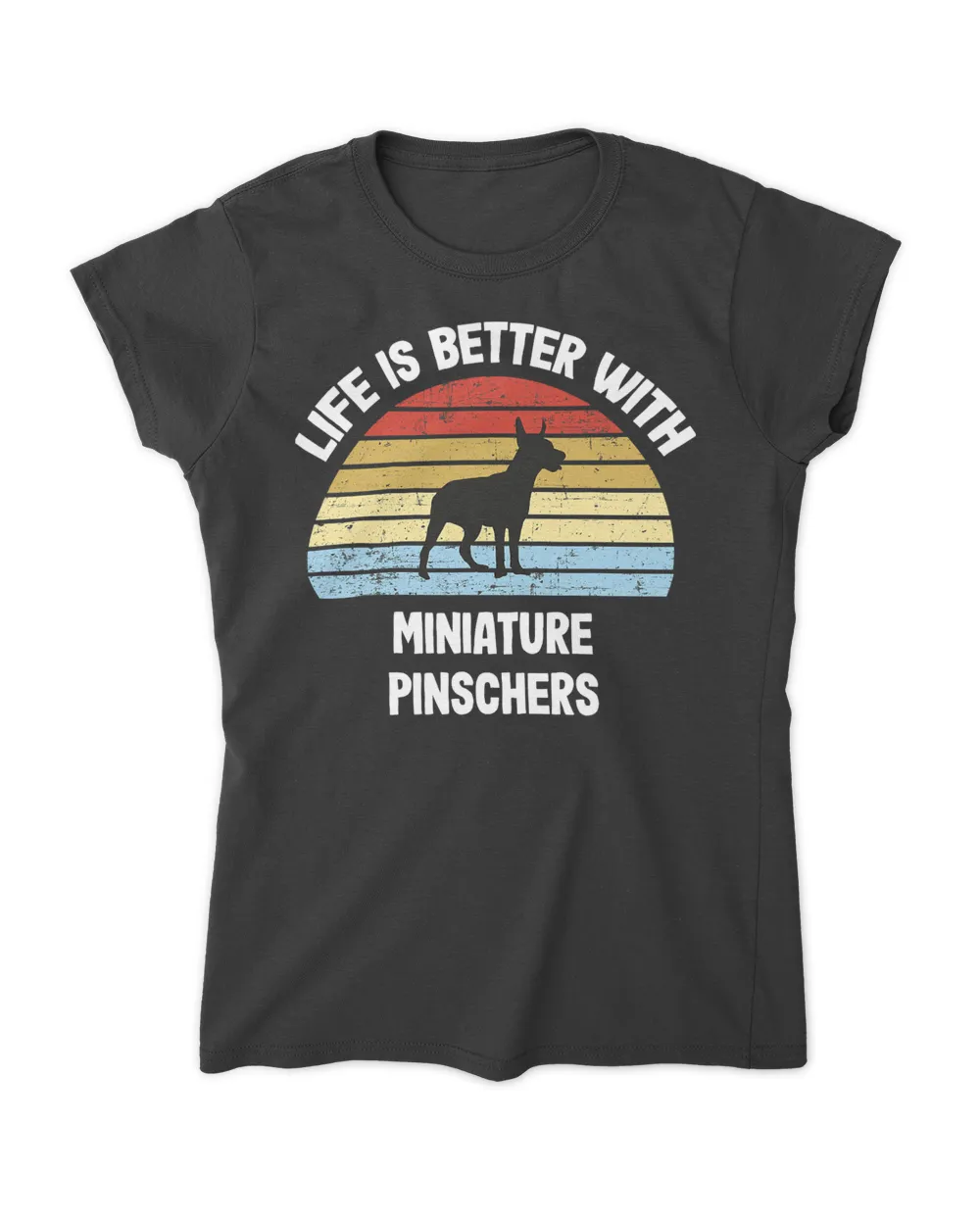 Retro Miniature Pinscher Dog T-Shirt