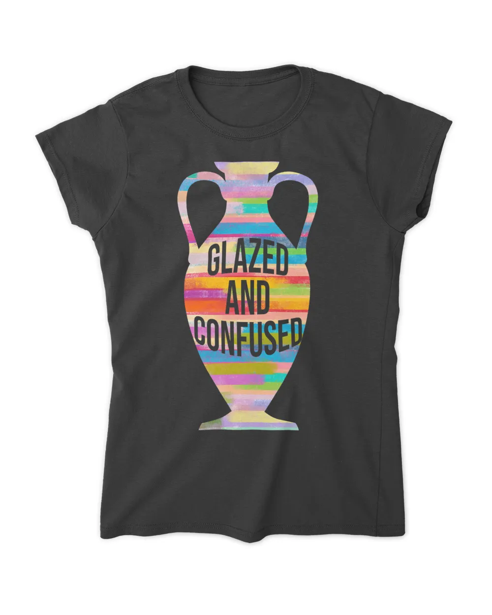 Glazed And Confused Pottery Kiln Pot Clay Mud Hobby Gift T-Shirt