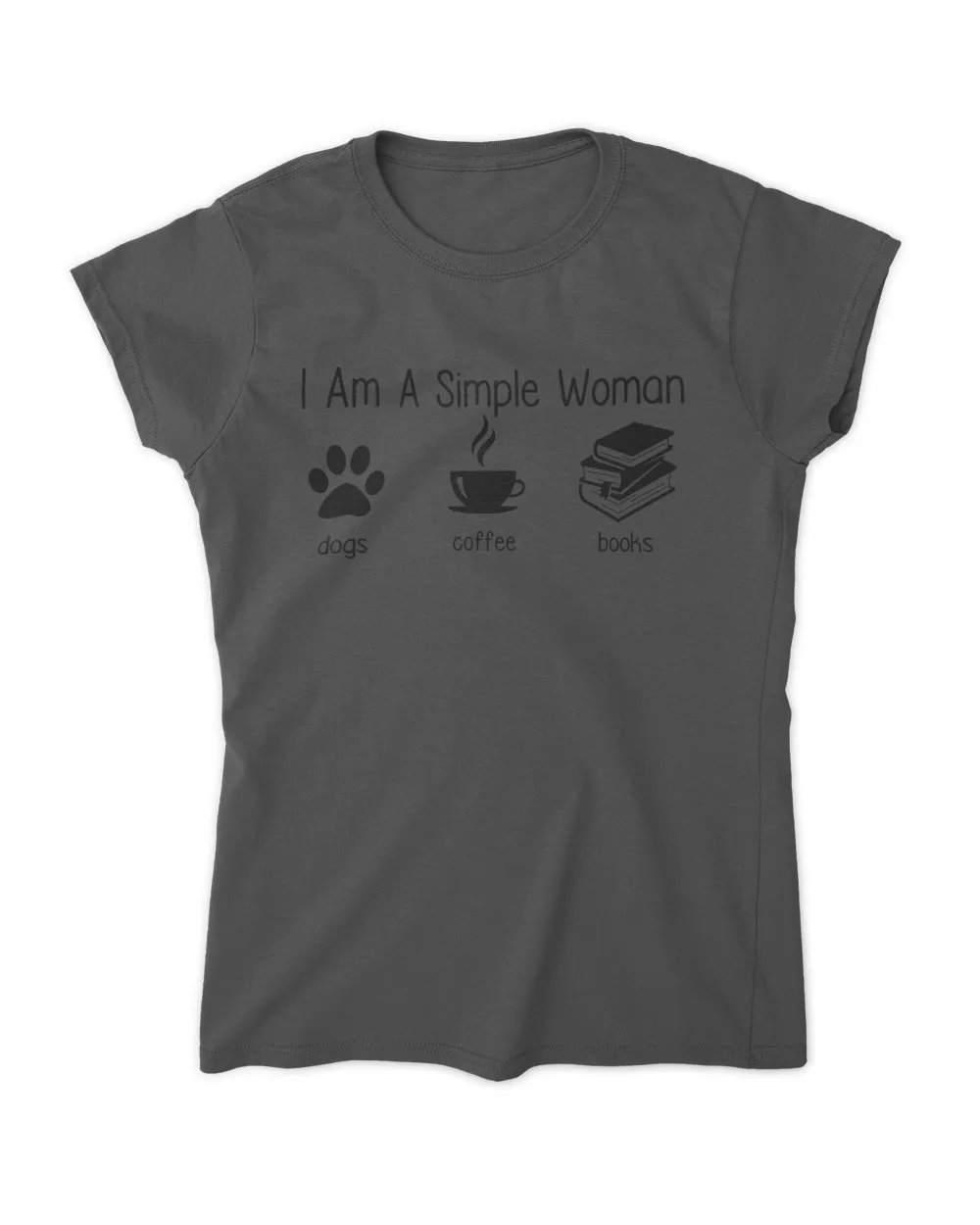 I am a simple woman dogs coffee books