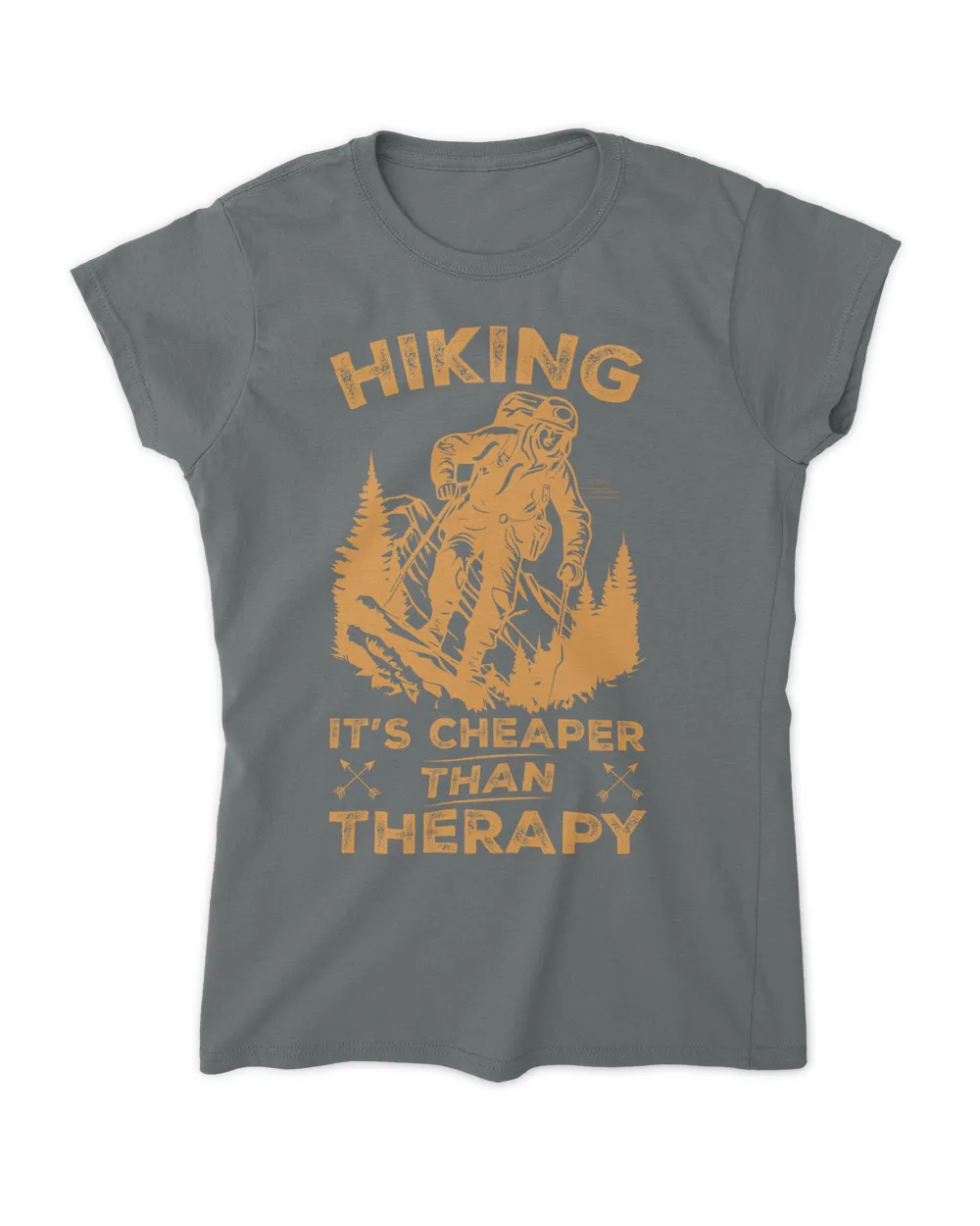 Hiking It's Cheaper Than Therapy T-shirt