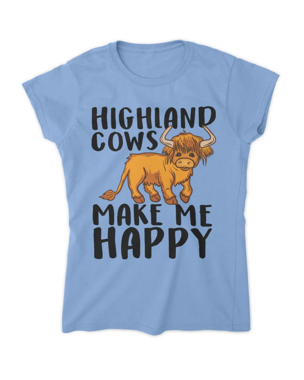 Funny Highland Cow Gift Men Women Cute Scottish Cow Lover