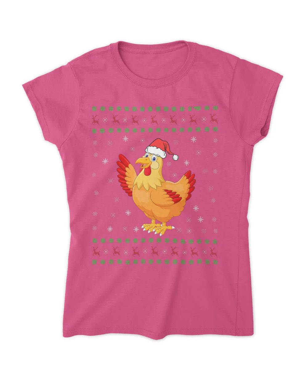 Ugly Xmas Chicken Graphic Funny Ugly Sweater Christmas