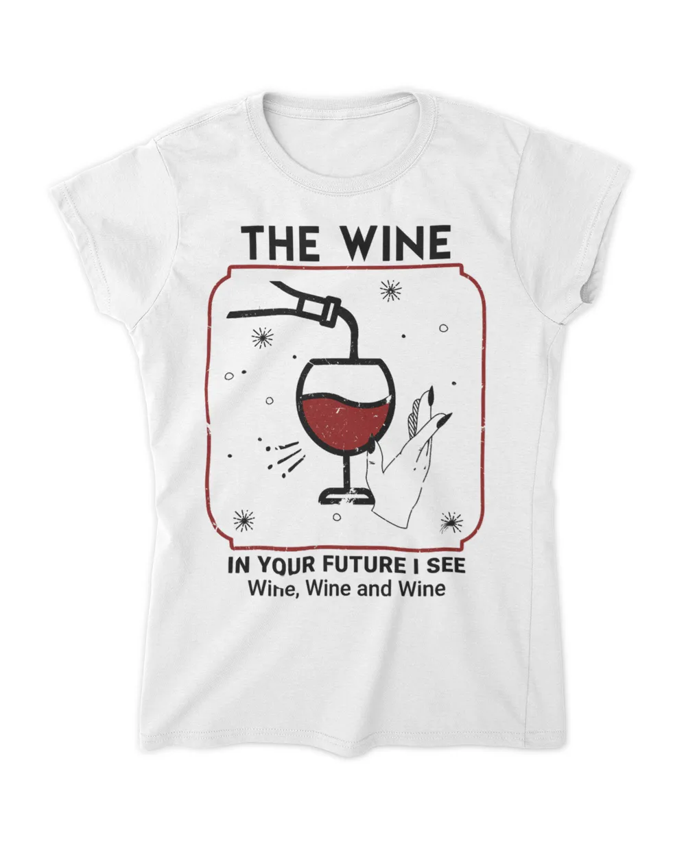 The Wine Drinking Funny Tarot Reading Card Crescent Moon 21
