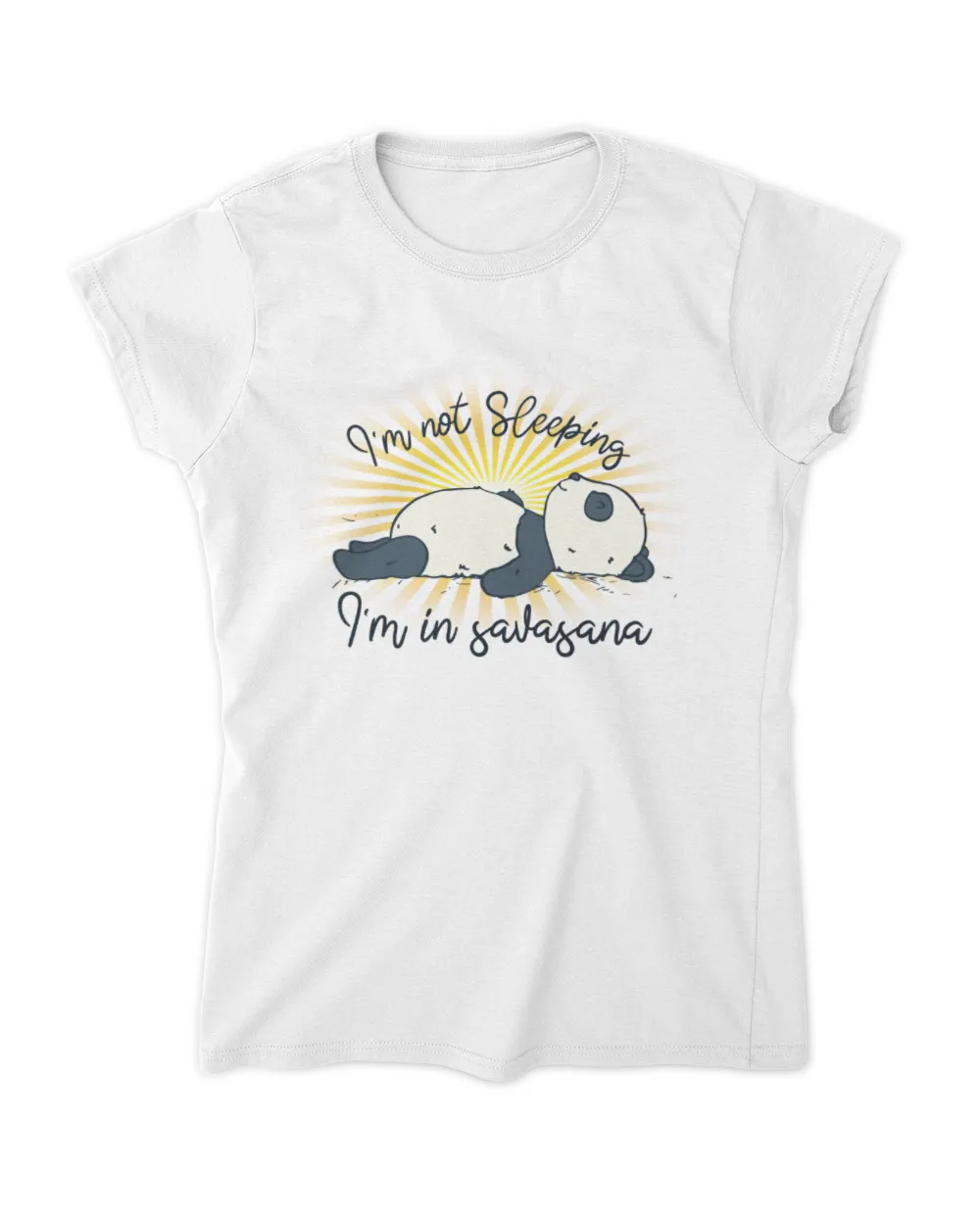 panda2 Women's Standard T-Shirt white s