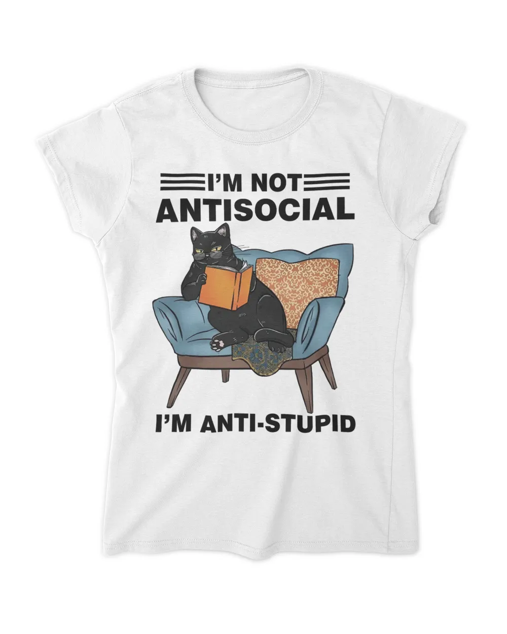I'm Not Antisocial I'm Anti Stupid TTA15122204