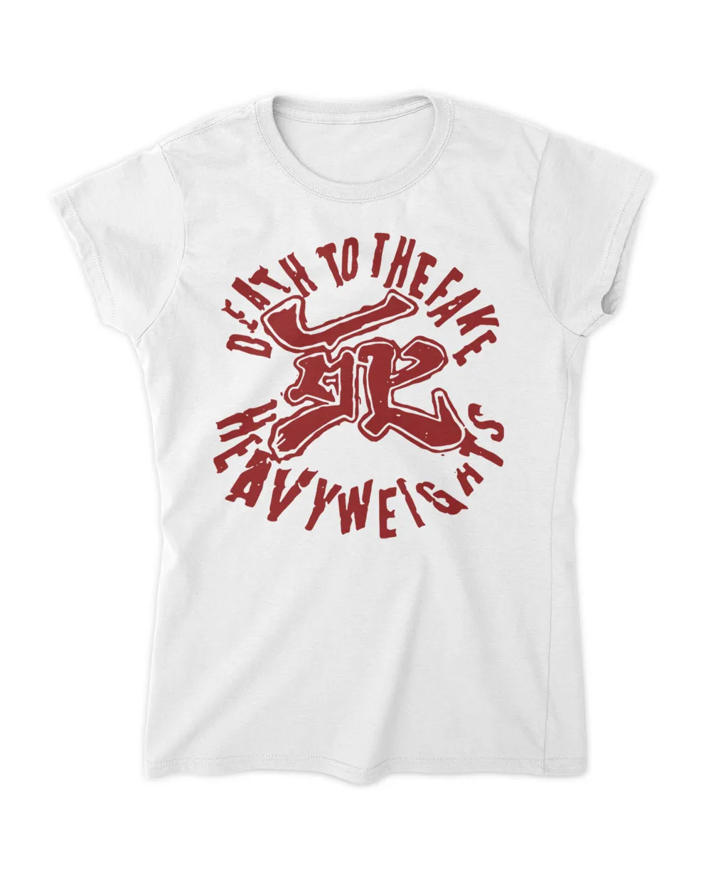 Official Death to fake heavyweights T-shirt Women's Standard T-Shirt white 