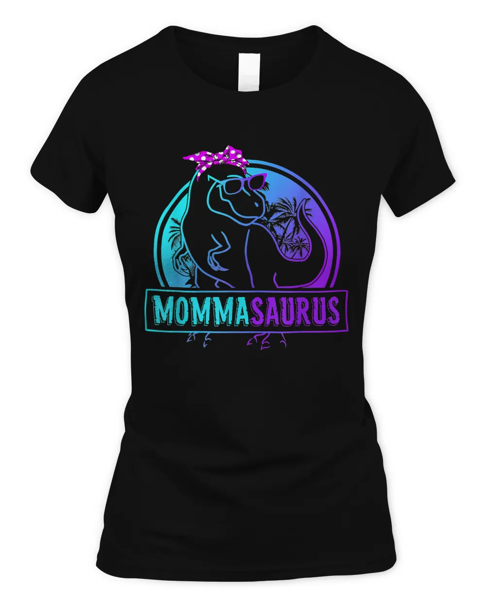 Mommasaurus T Rex Dinosaur Momma Saurus Family Matching T-Shirt