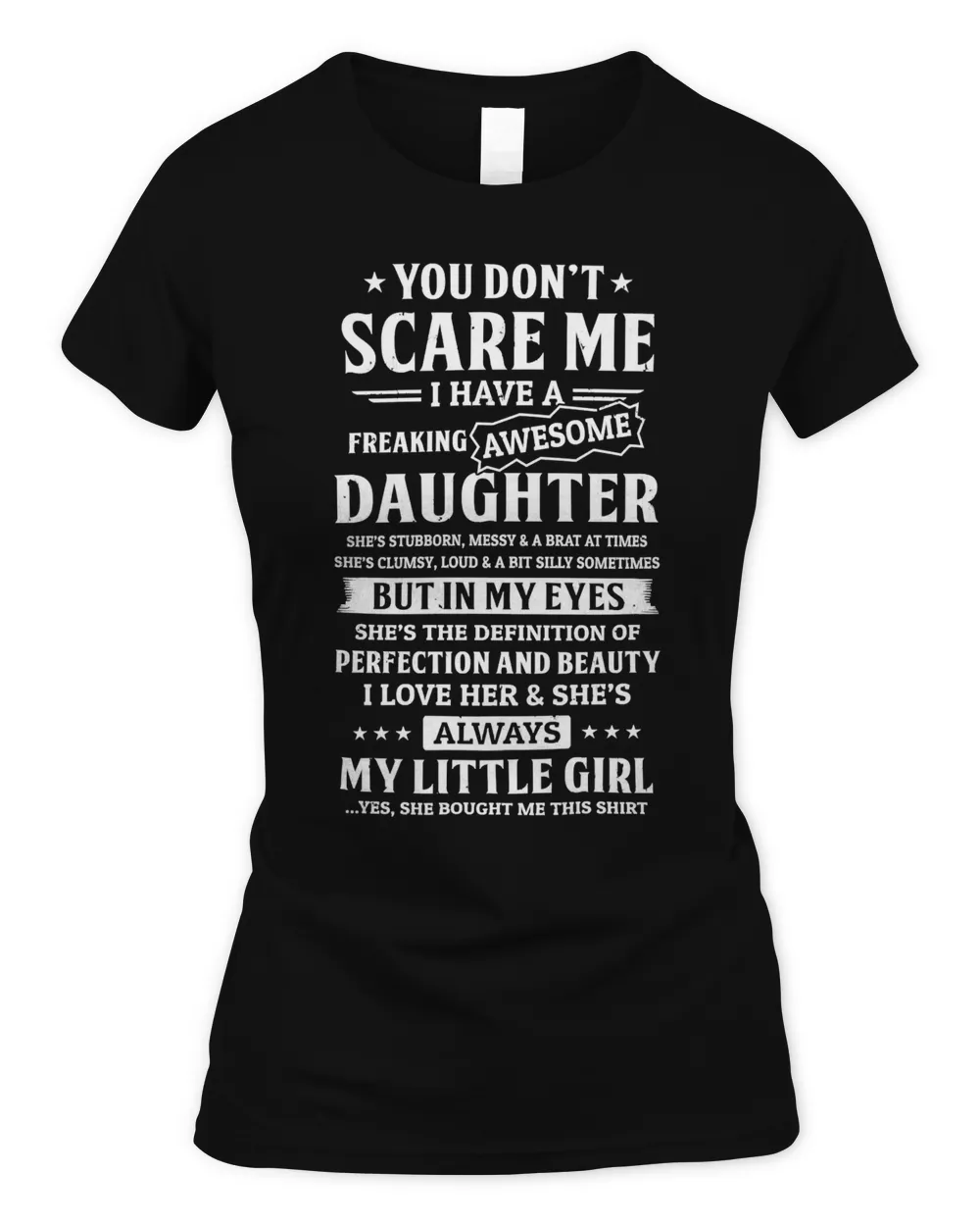 Mother Grandma You Dont Scare Me I Have A Freaking Awesome Daughter18 Mom Grandmother