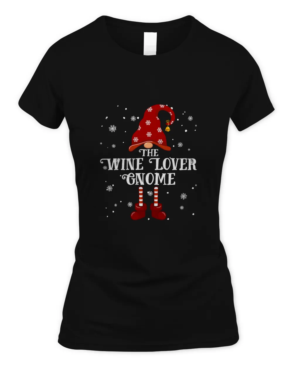 Wine Lover Gnome Family Matching Group Christmas T-Shirt