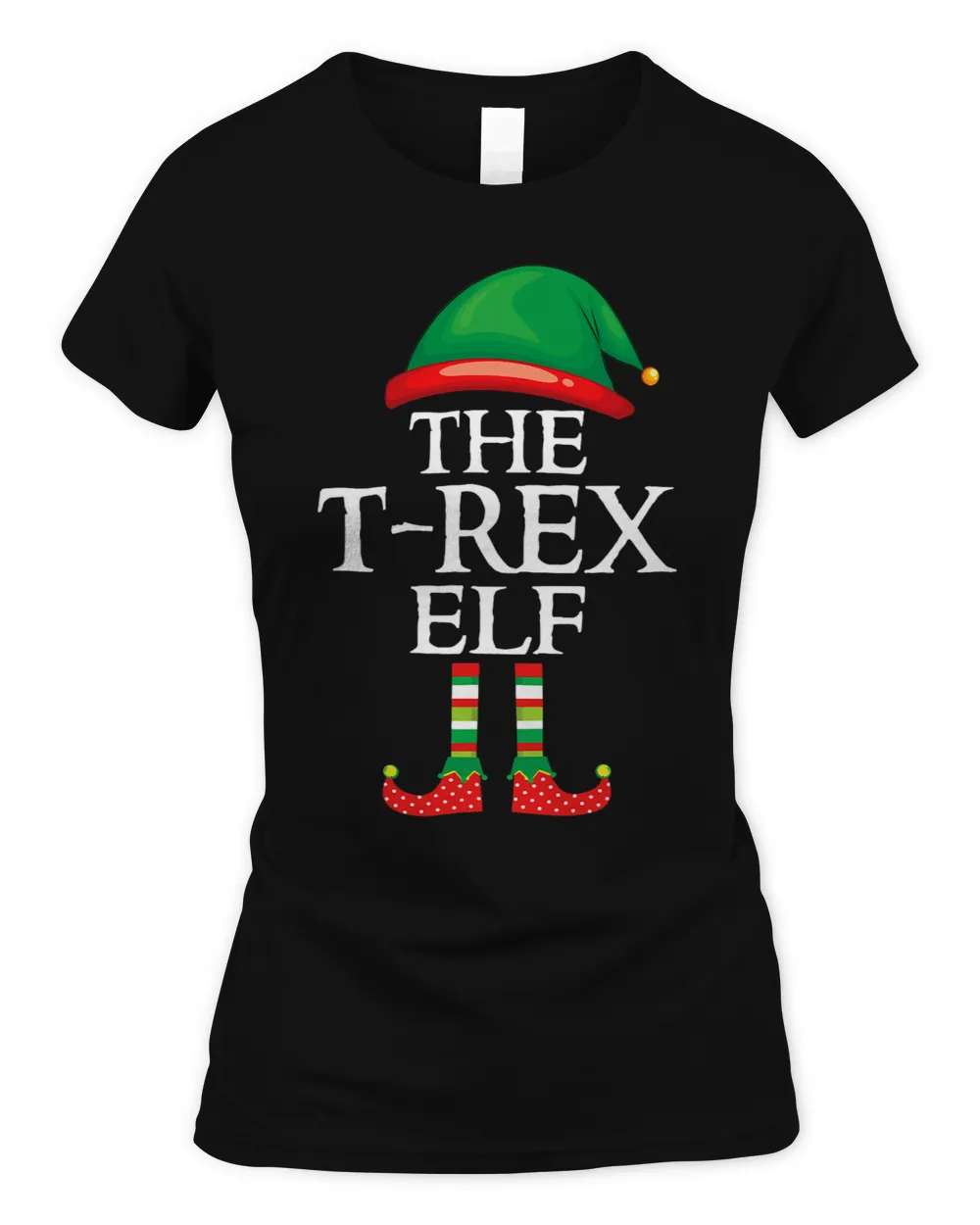 Im The TRex Elf Shirt Matching Family Group Christmas Tee