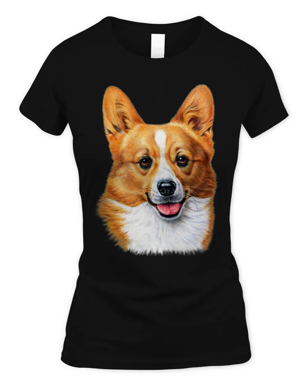 Face Portrait Drawing Painting Art Pembroke Welsh Corgi