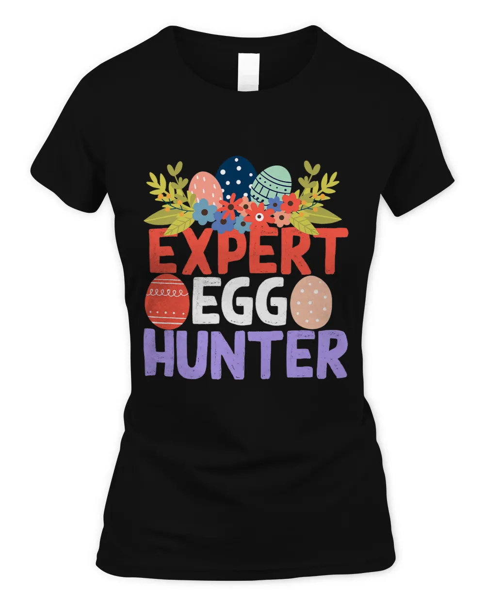 Expert Egg Hunter Bunny Rabbit Egg Happy Easter Sunday