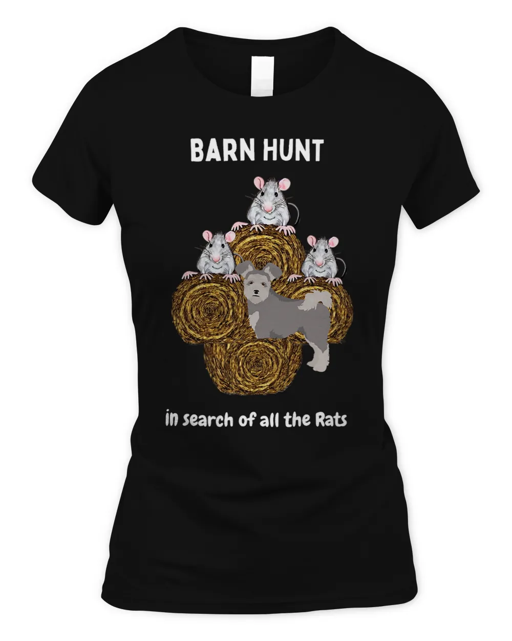 Funny Barn Hunt in search of rats with a Pumi dog
