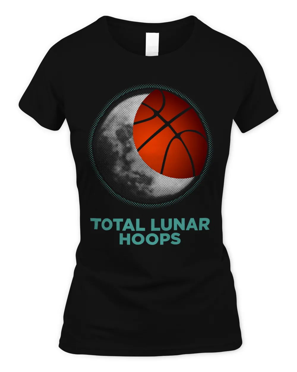 Basketball Gift Super Moon Lunar Crescent Basketball Edition Blood Eclipse