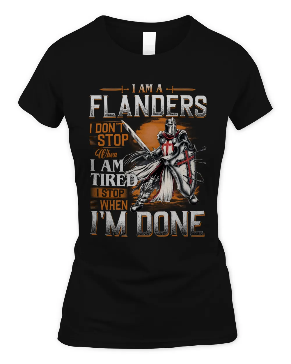 Fbus04038 Flanders B5 Women's Standard T-Shirt black s