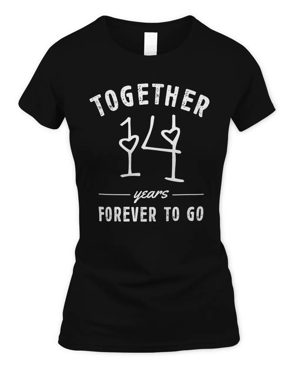 Couples Matching Anniversary Gifts - Customize Years - Together (Years) Forever To Go