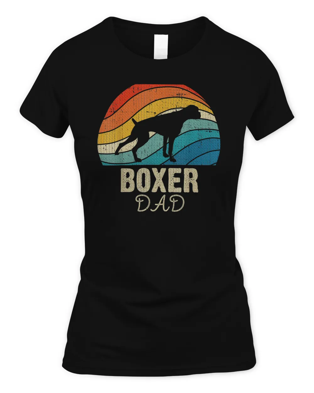 Retro Boston Terrier Owner Dog Lover Puppy Men Dad