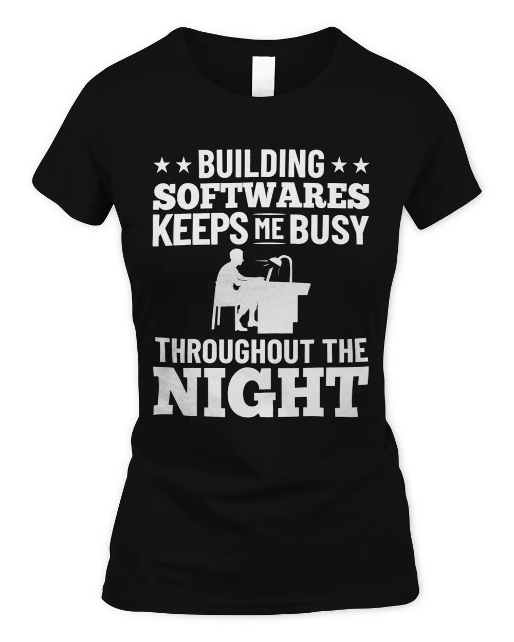 Computer Engineer Software Programmer Application Developer 1 Women's Standard T-Shirt black s
