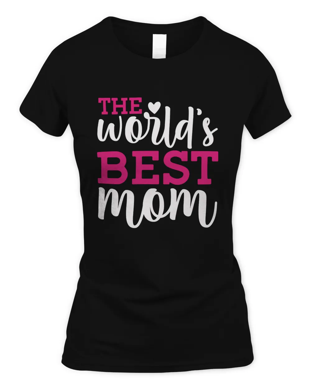 The World's Best Mom Women's Standard T-Shirt black s