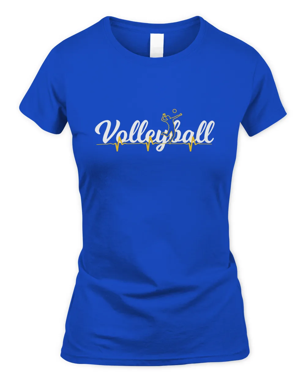 Volleyball Player Shaped Heartbeat Special Edition T-Shirt