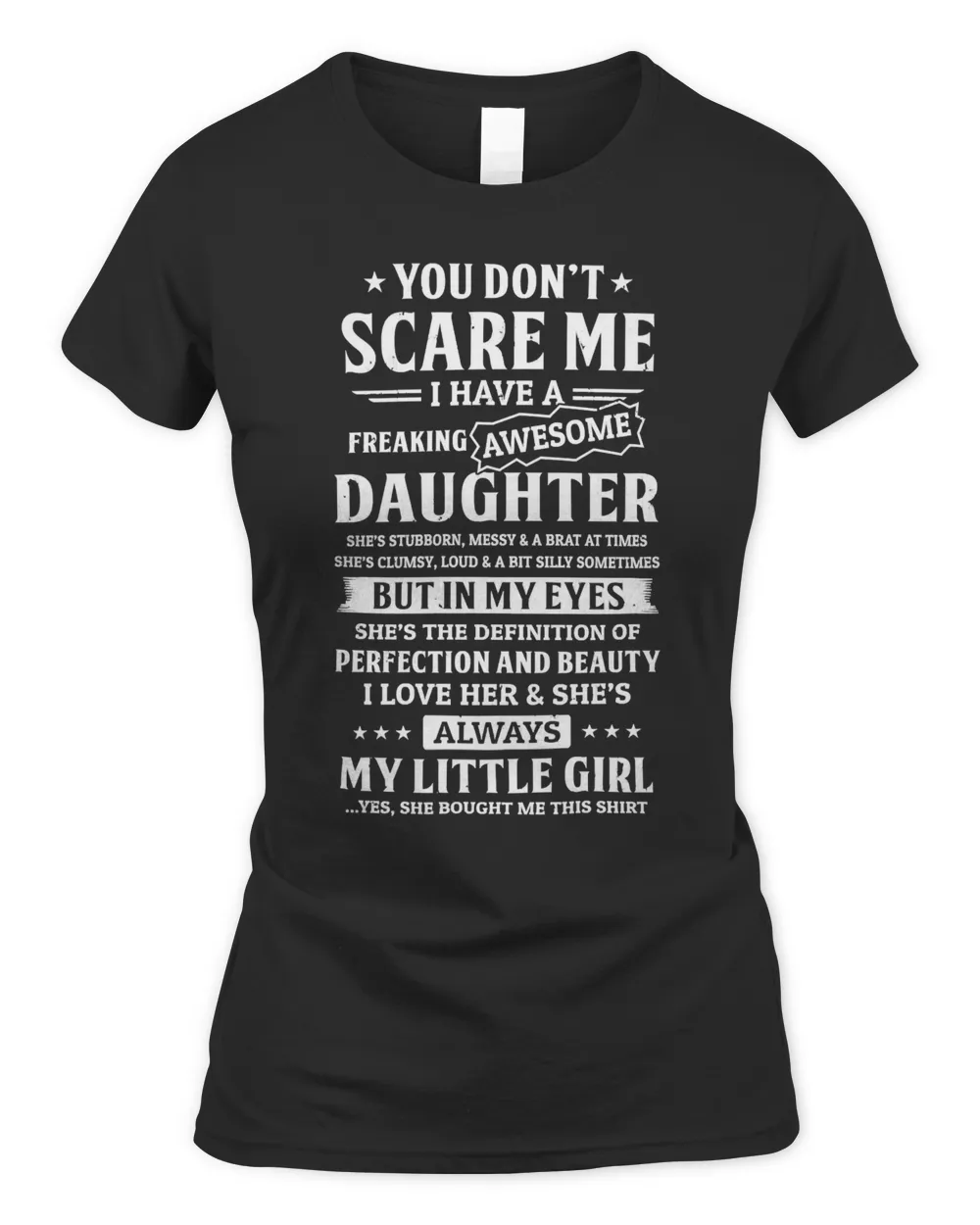 Mother Grandma You Dont Scare Me I Have A Freaking Awesome Daughter18 Mom Grandmother