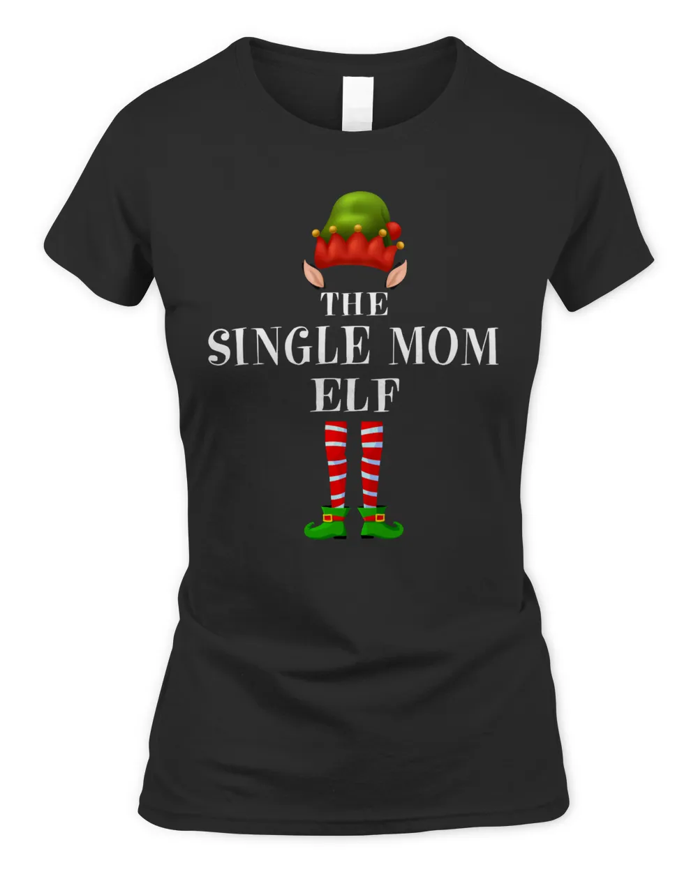 Matching Family Funny The Single Mom ELF Christmas PJ Group