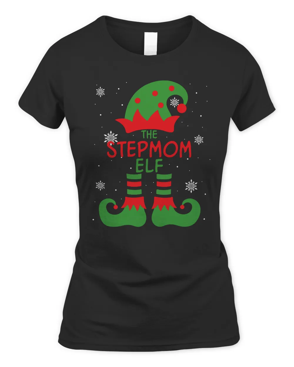 Stepmom Gifts Matching Family Funny Xmas The Stepmom ELF Christmas PJS Group