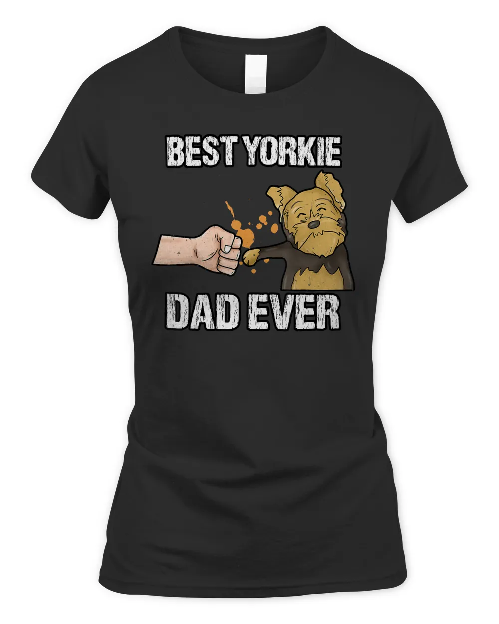 Best Yorkie Yorkshire Terrier Dad Daddy Dog Owner Father T-Shirt