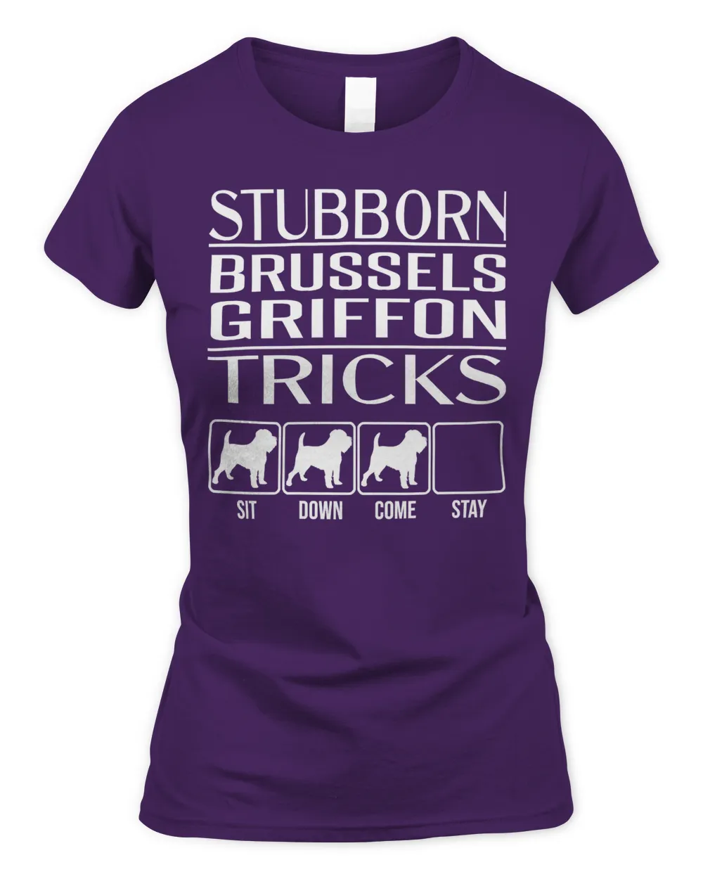 Stubborn Dog Tricks, funny dog gift, Funny Brussels Griffon Sweatshirt