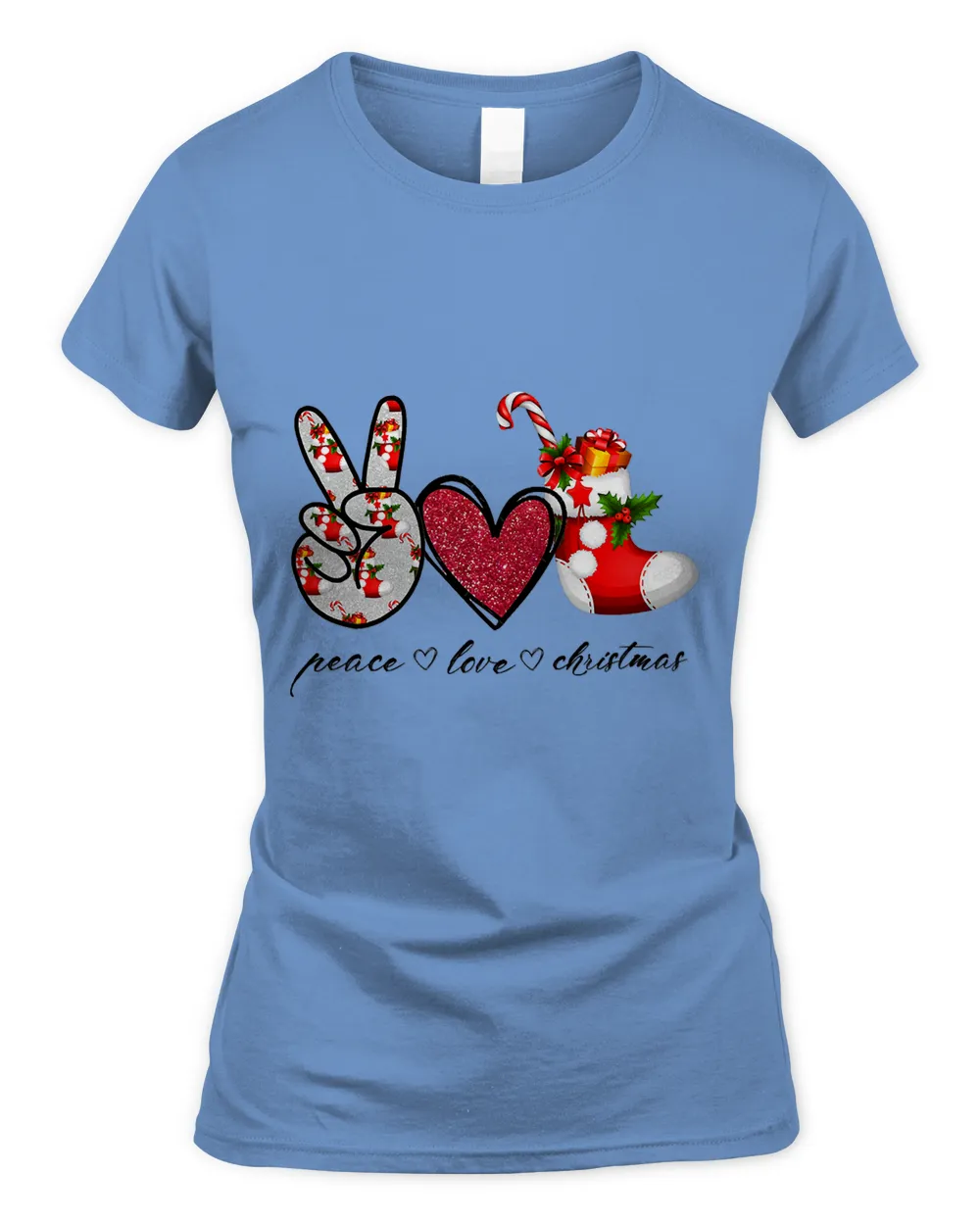 Peace Love Christmas Tis The Season Christmas Family Pajamas 22