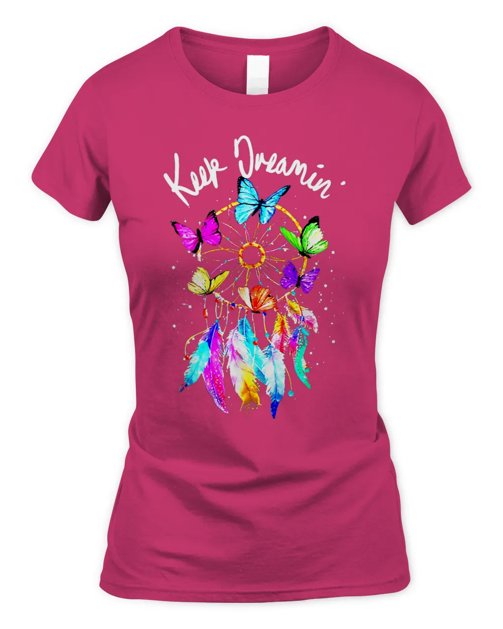 Bohemian Dream Catcher Spiritual Cute Inspirational Y2K Pink