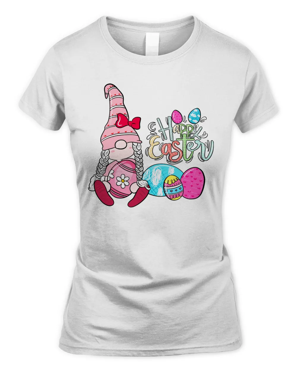 Happy_Easter Women's Standard T-Shirt white s