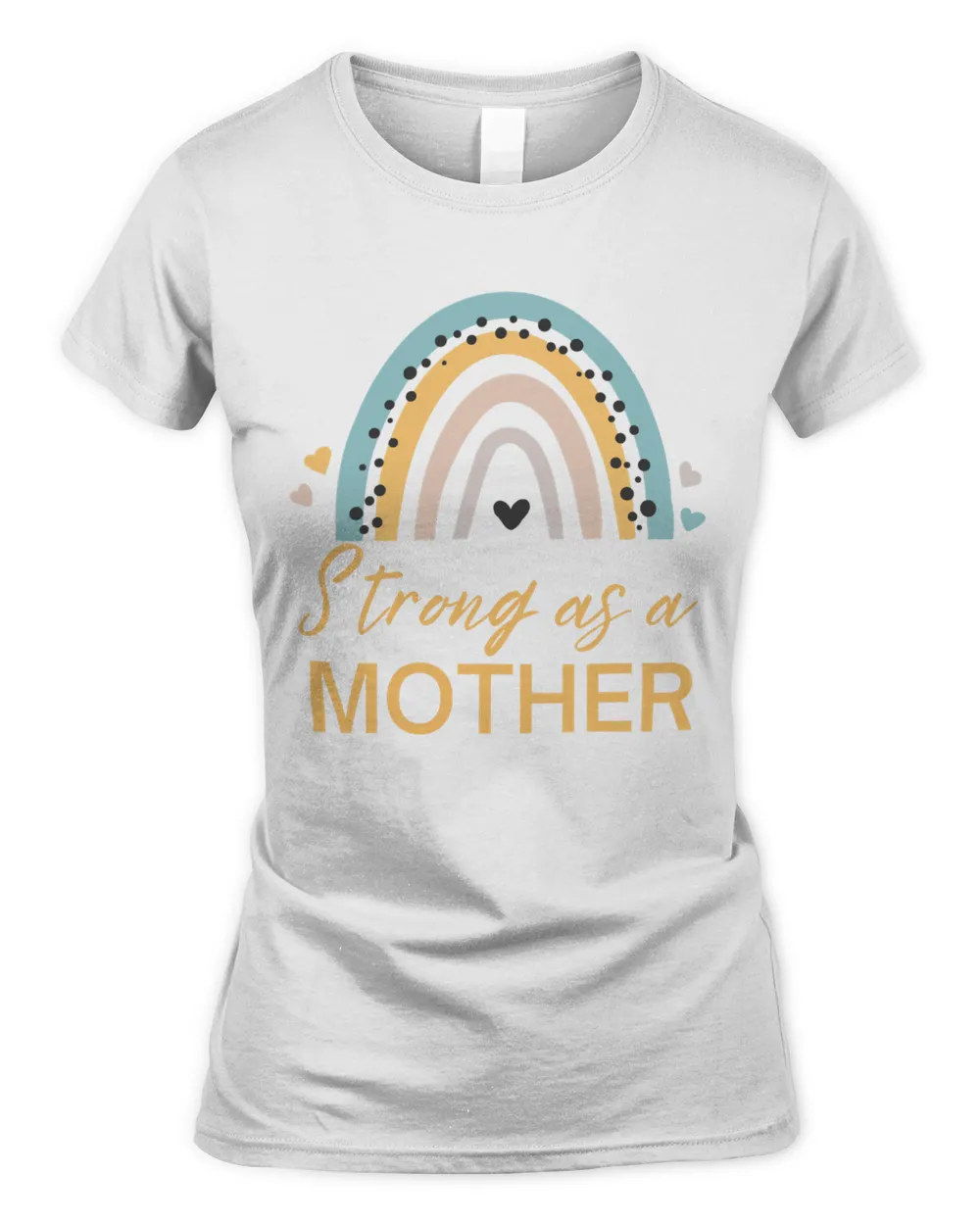 Strong as a Mother Blue Rainbow Classic T-Shirt