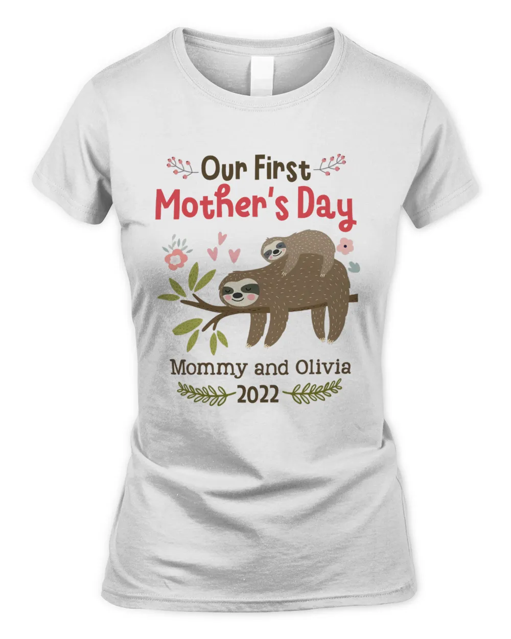 Our first Mother's Day Women's Standard T-Shirt white s