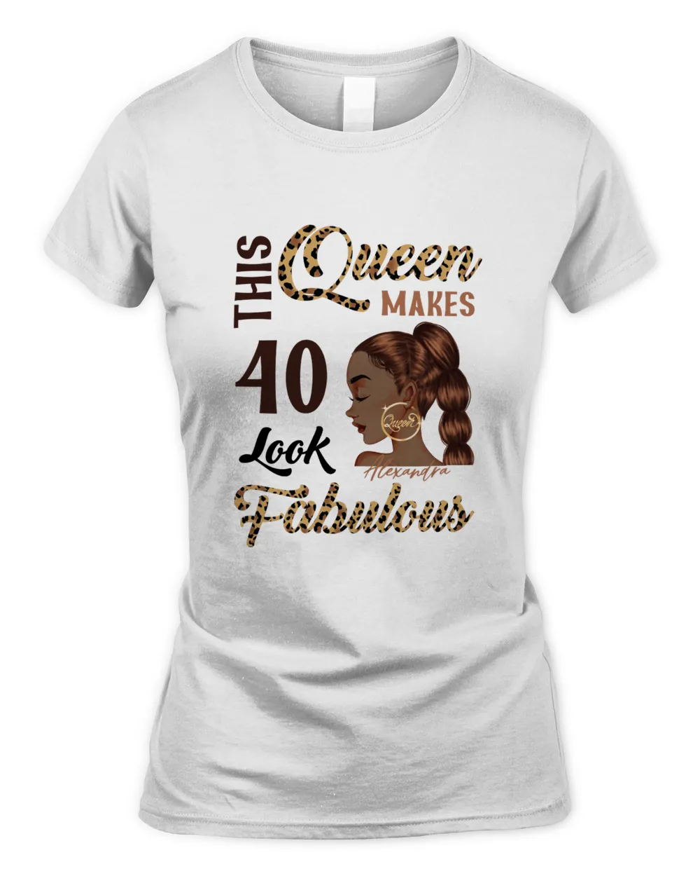 DH Personalized This Queen Look Like Fabulous Shirt, Birthday Gift For Black Girl, Woman Birthday Shirt