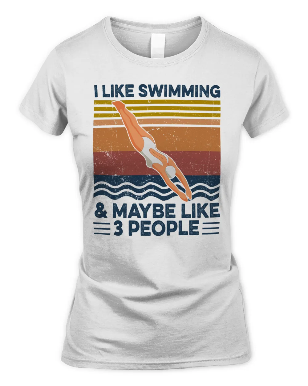 I like swimming and maybe like 3 people