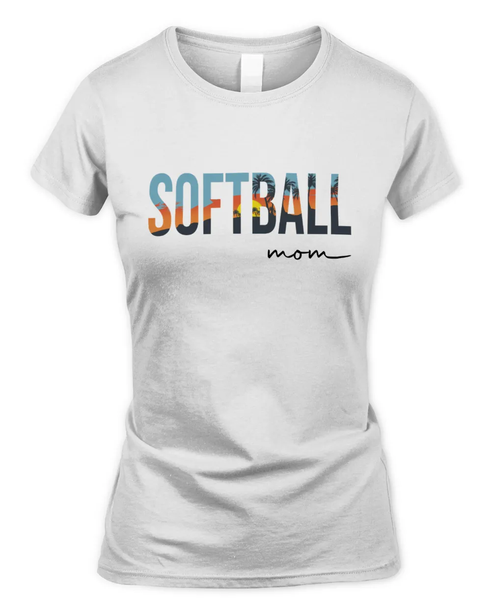 Softball Mom T-shirt- Softball T-shirts, Hello Summer, Aloha Women's Standard T-Shirt white s