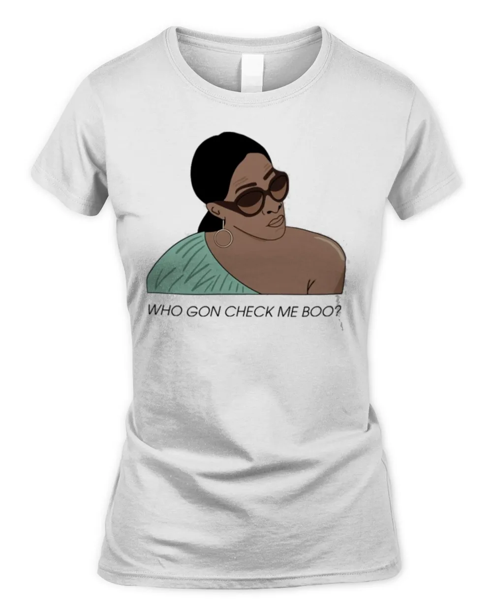 Back Sheree Whitfield Who Gon Check Me Boo Shirt