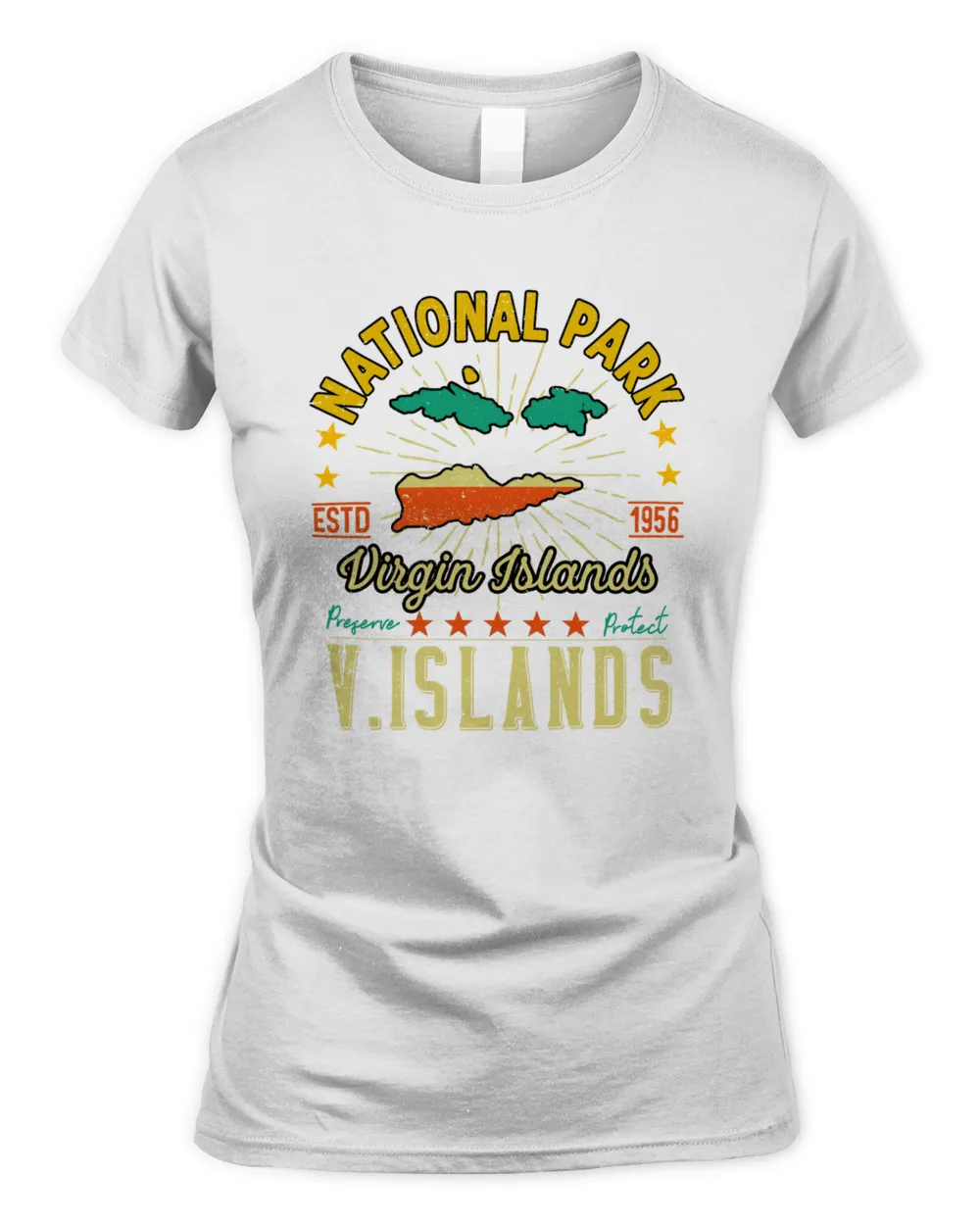 Vintage Virgin Islands National Park Virgin Island1169 T-Shirt