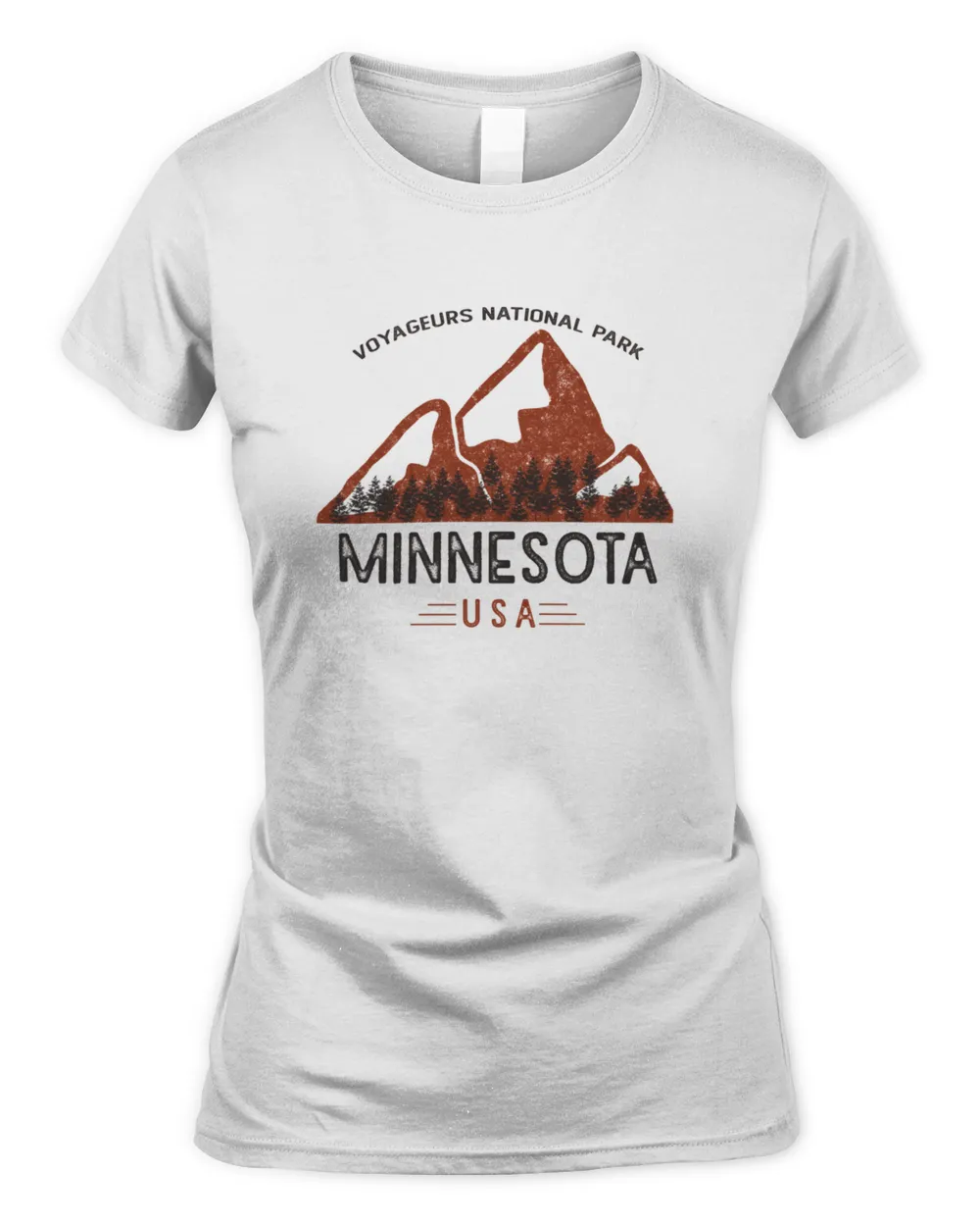 Vintage Voyageurs National Park Minnesota1542 T-Shirt