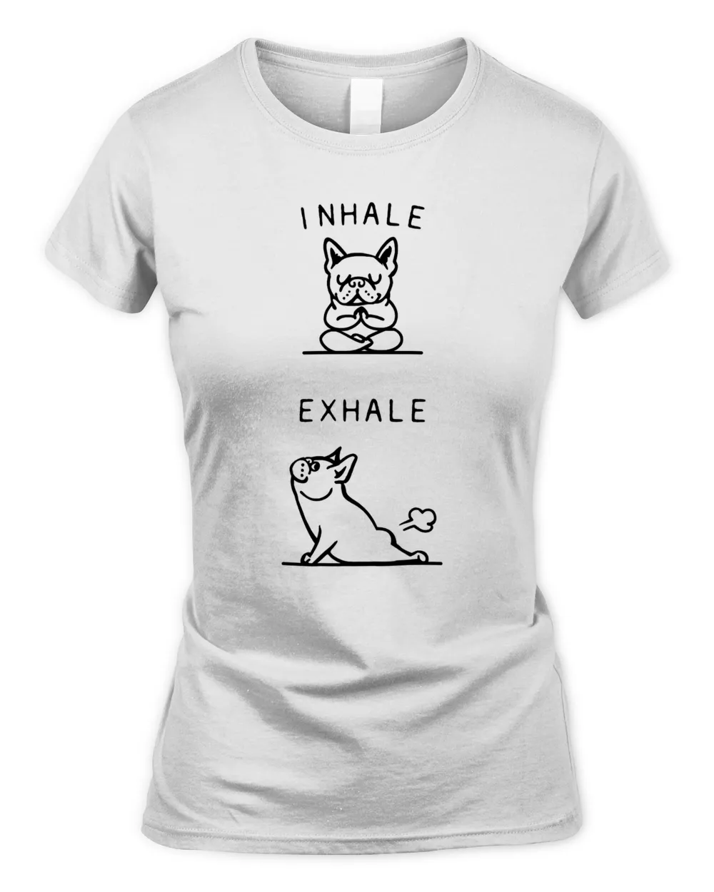 French Bulldog Inhale Exhale