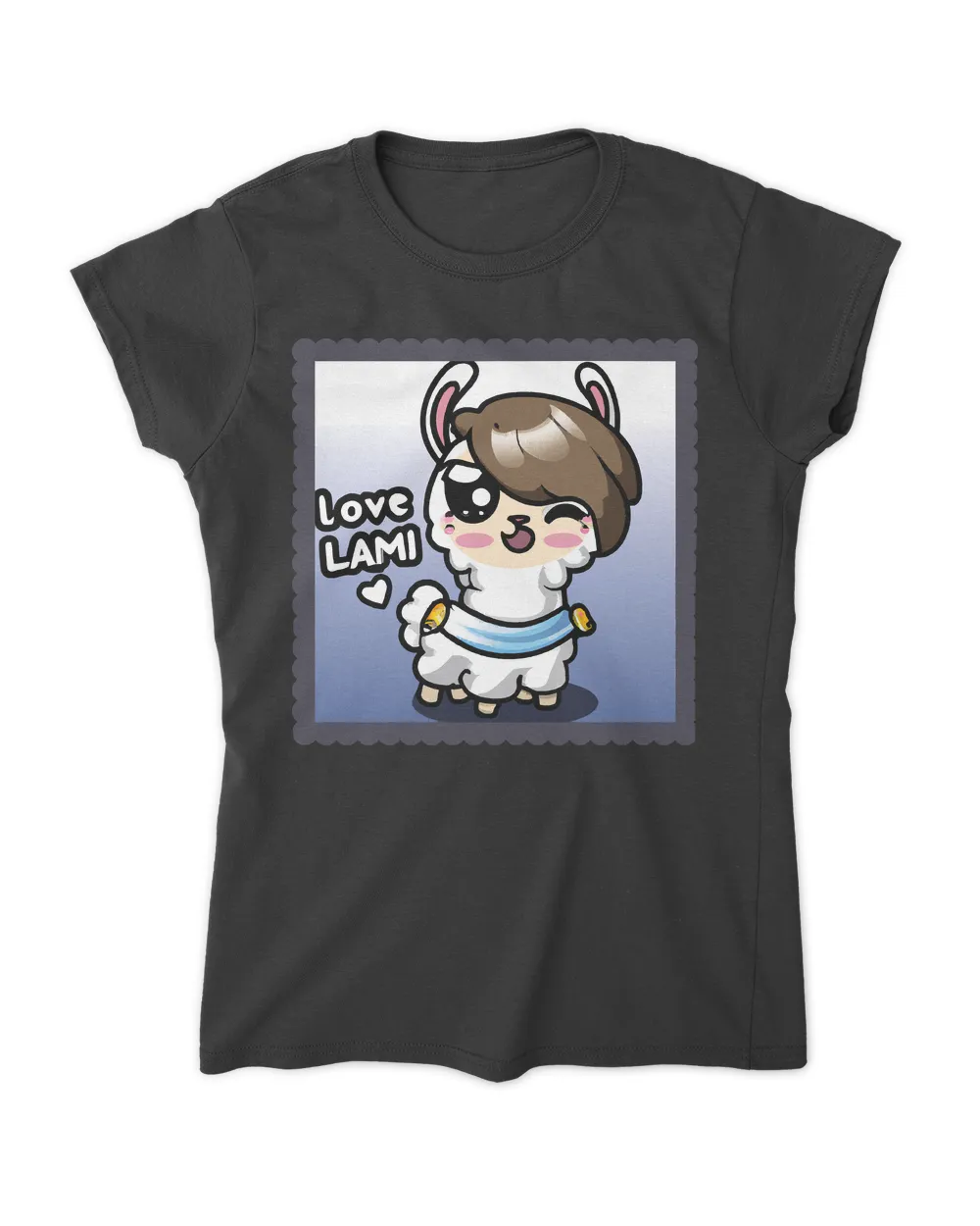 Anime Chibi Kawaii Llama Love Lami