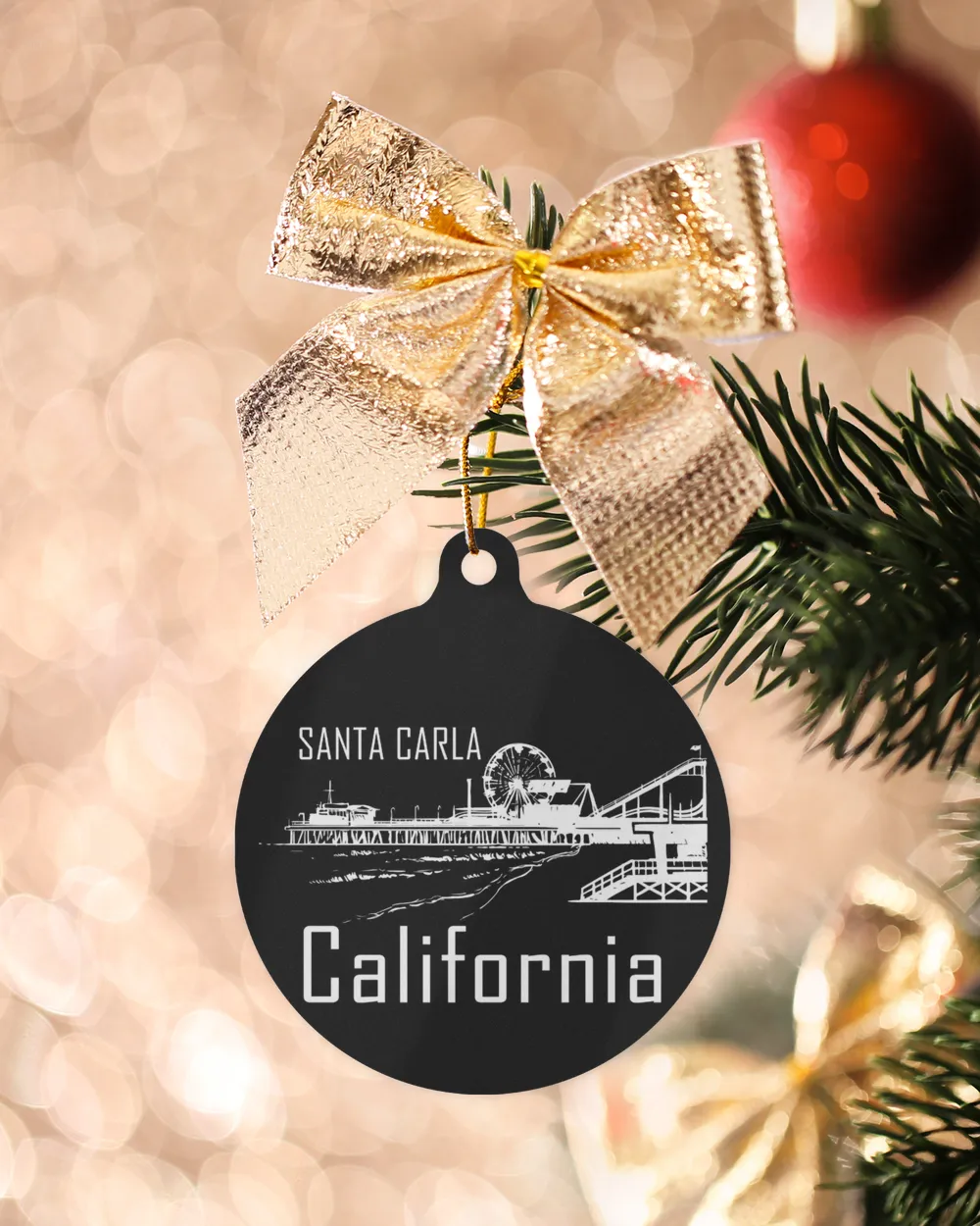 Santa Carla California Ornament - Prague