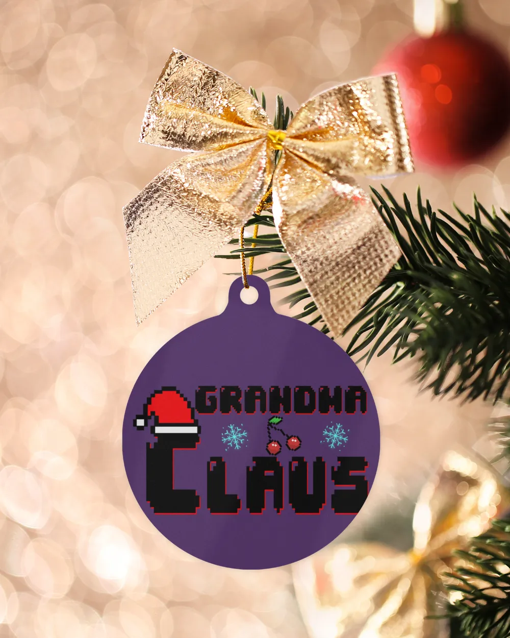 Grandma Claus Ornament