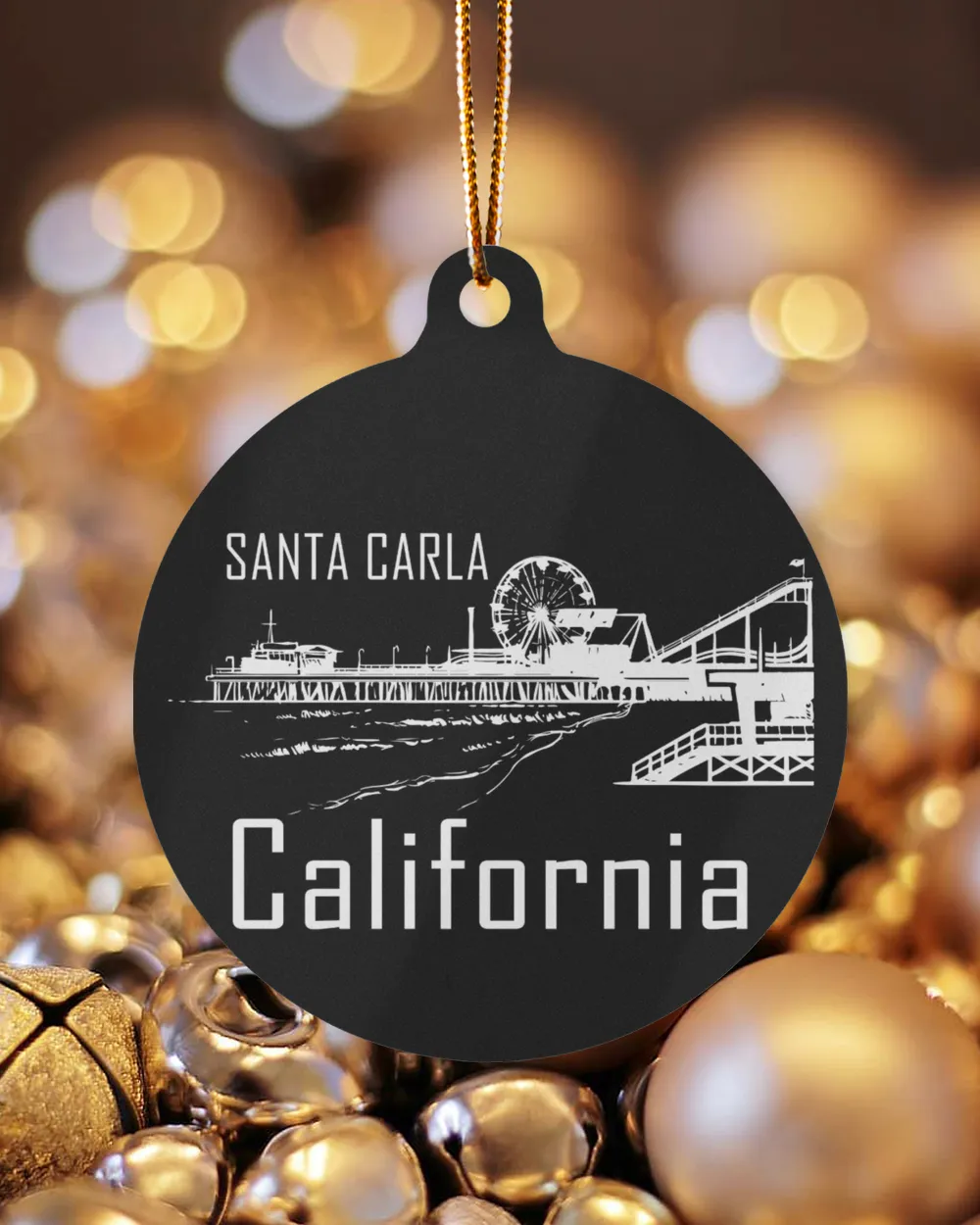 Santa Carla California Ornament - Prague